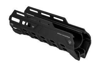 Strike Industries VOA Remington 870 handguard features a black anodized finish